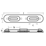  Tecnoseal Magnesium Bar 00270EMGKIT & Trim Tab 00102UKKITMG Anode Bundle (4 Pack) 