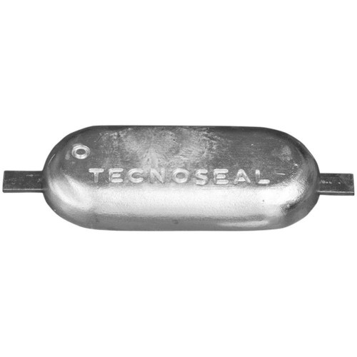 00309 - Tecnoseal Zinc Weld On Oval Anode 10kg - Anode Outlet Limited