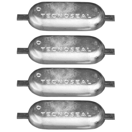  Tecnoseal Magnesium 00309UKMG Weld On 2.5kg Anode Bundle (4 Pack) 