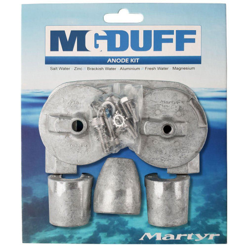 MG Duff CMBRAVO3KITZ - MG Duff Zinc Mercury Bravo 3 Anode Kit 