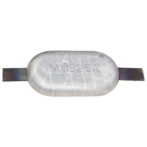 Anode Outlet AO26A - Aluminium Weld On Boat Hull Anode 2.6kg 