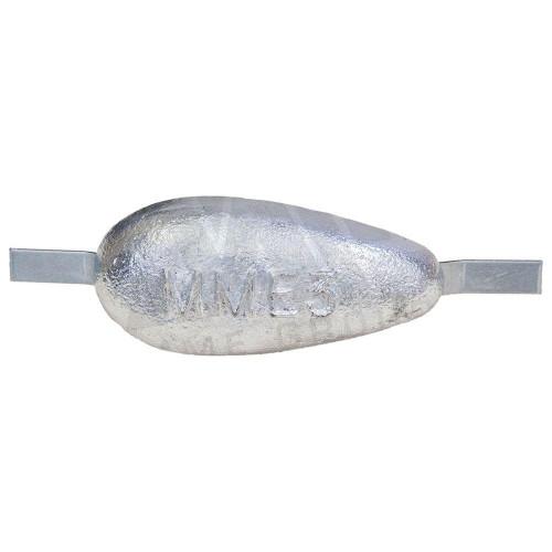 Anode Outlet AOH3ZD - Zinc Hull Weld On Anode 3.3kg 