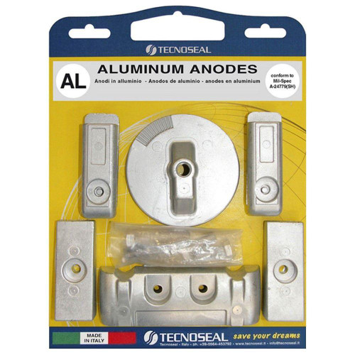 Tecnoseal KITVERADO06 AL - Tecnoseal Aluminium Mercury Verado 6 Engine Anode Kit 