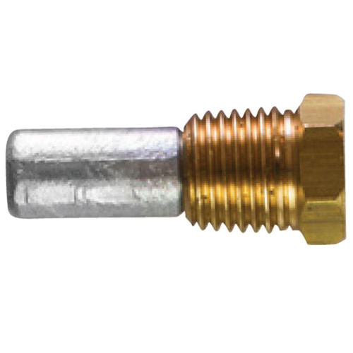 Tecnoseal TEC-E0B - Tecnoseal Zinc Pencil Anode With Brass Plug 