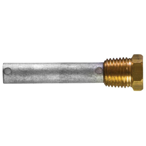 Tecnoseal TEC-E0 - Tecnoseal 1-3/4" long Zinc Pencil Anode With Plug 1/4" NPT 