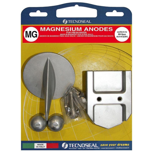 Tecnoseal KITALPHAONEGEN1MG - Tecnoseal Magnesium Alpha One Gen 1 Anode Engine Kit 