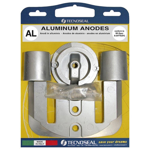 Tecnoseal KITBRAVOIAL - Tecnoseal Aluminium Bravo One Engine Anode Kit 