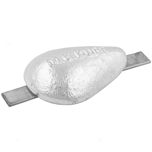 AD76 - MG Duff Aluminium Weld On Pear Anode 0.5kg