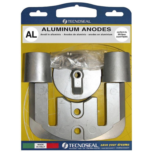 Tecnoseal KITBRAVOII-III AL - Tecnoseal Aluminium Mercury Bravo 2 & 3 Engine Anode Kit 