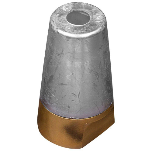 Tecnoseal 00413 - Tecnoseal Zinc Anode and Brass Nut for Beneteau/Radice Conical Prop Nut 40mm 