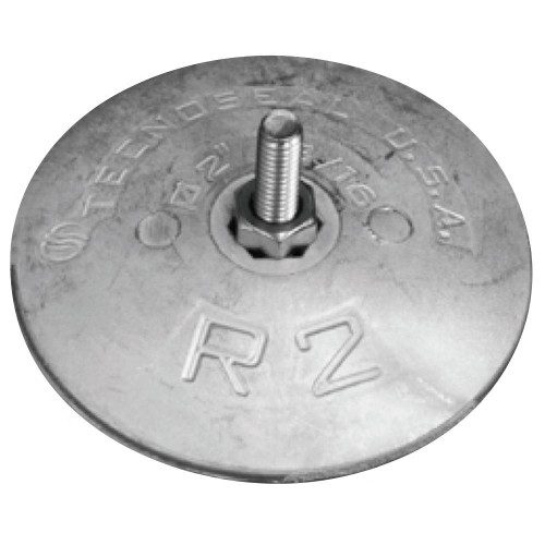 Tecnoseal R2 - Tecnoseal Zinc R2 Rudder Disc Anode 0.40kg (Pair) 