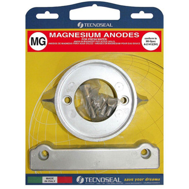 KITVOLVODP280-MG - Tecnoseal Magnesium Volvo 280 Duo-Prop Anode Kit