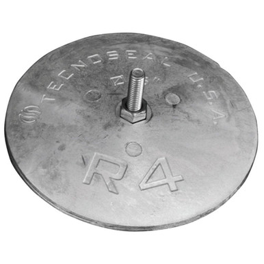 R4 - Pair of Twin Zinc Disc Anodes 127mm 1.4kg - Anode Outlet Limited