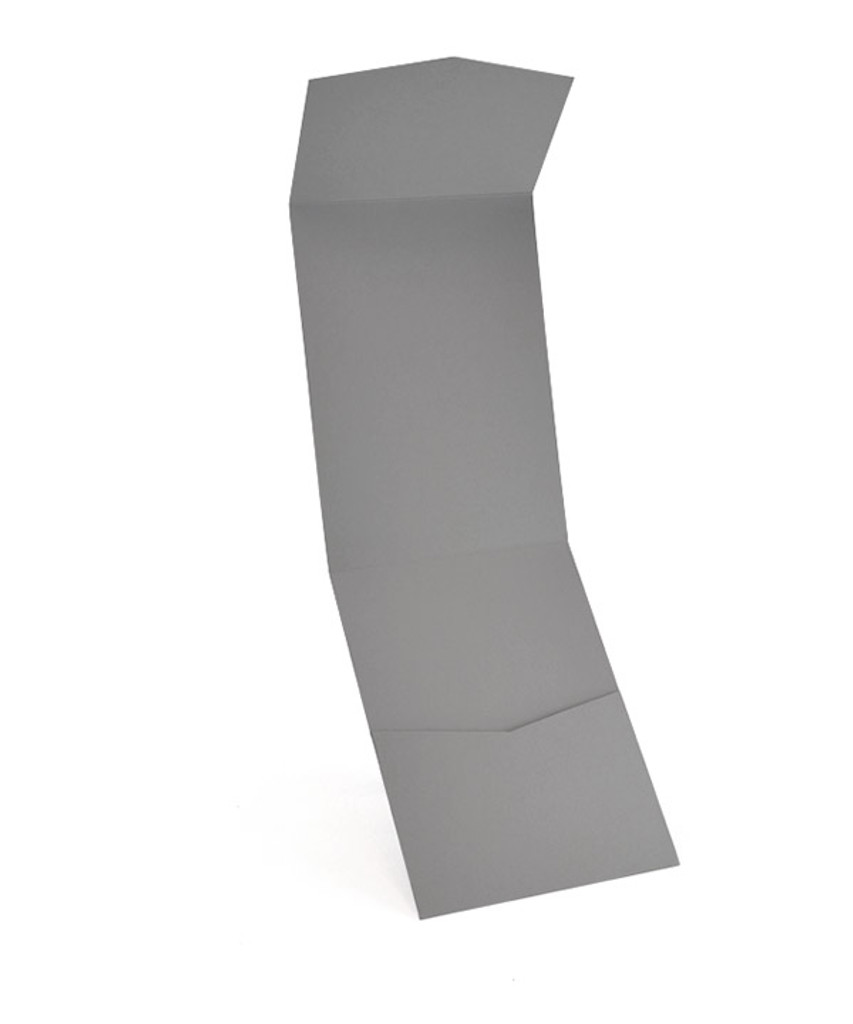 Vertico Pocket Invitation Real Grey