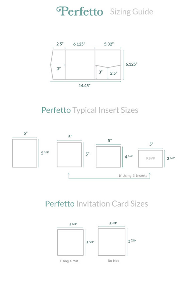 Perfetto Pocket Invitation Amethyst