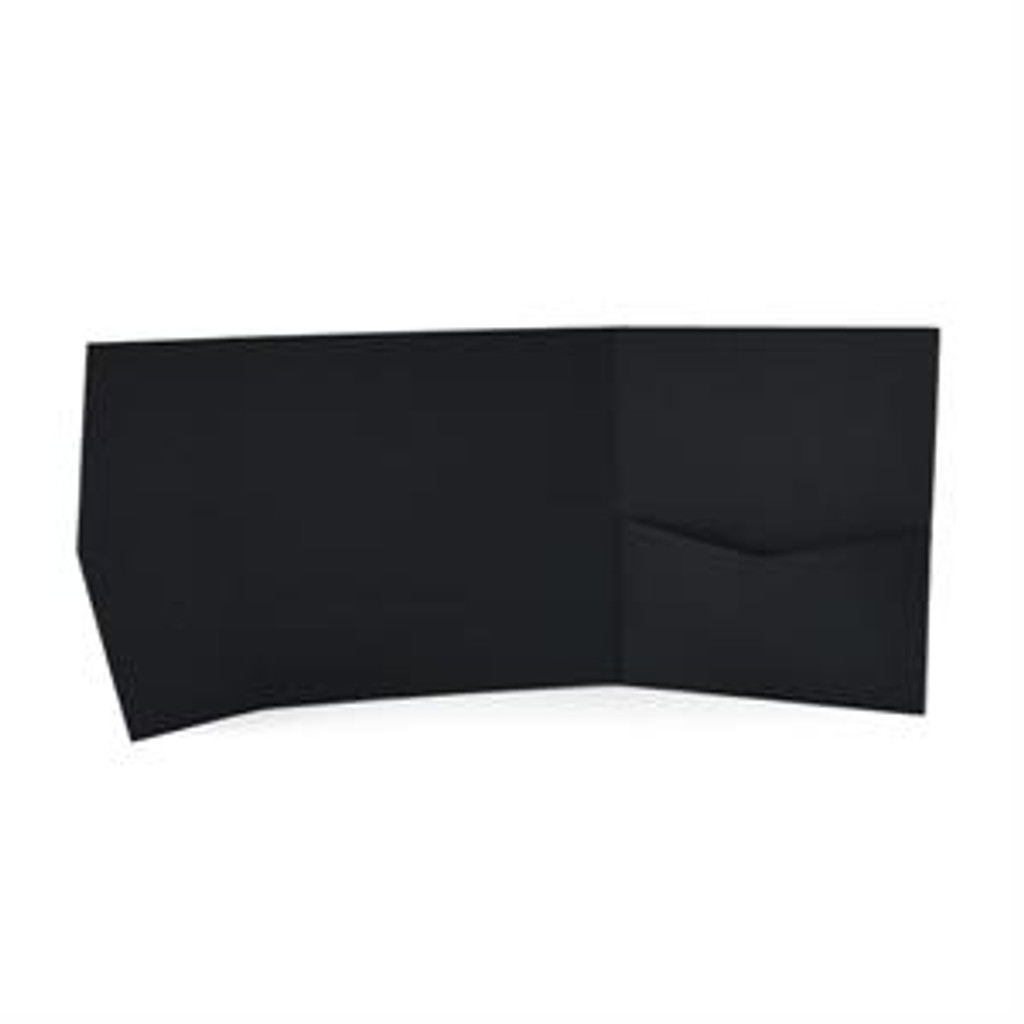 Perfetto Pocket Invitation Ultra Black