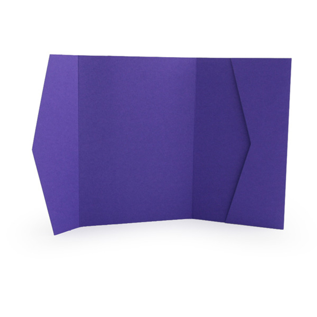 Retangolo Pocket Invitation Purple
