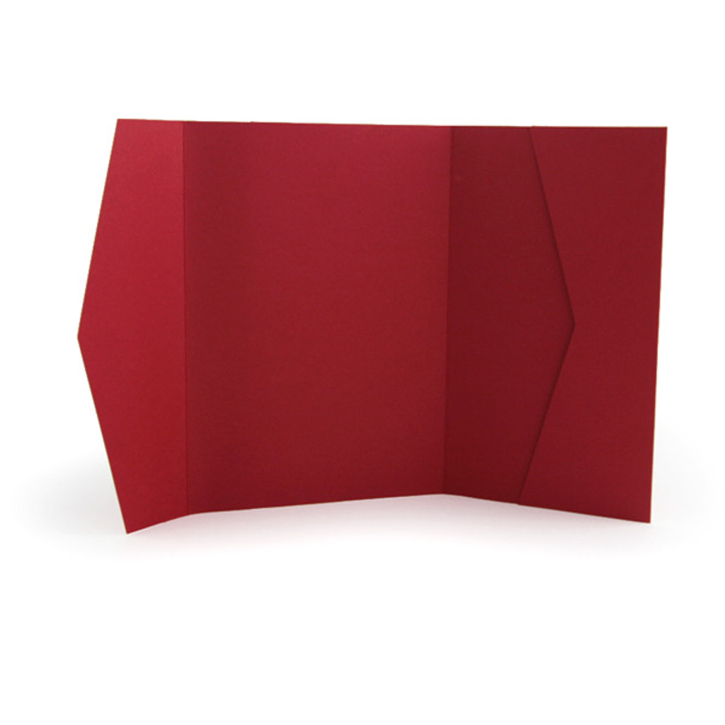 Retangolo Pocket Invitation Red