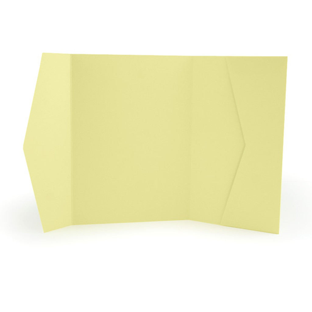 Retangolo Pocket Invitation Sorbet Yellow