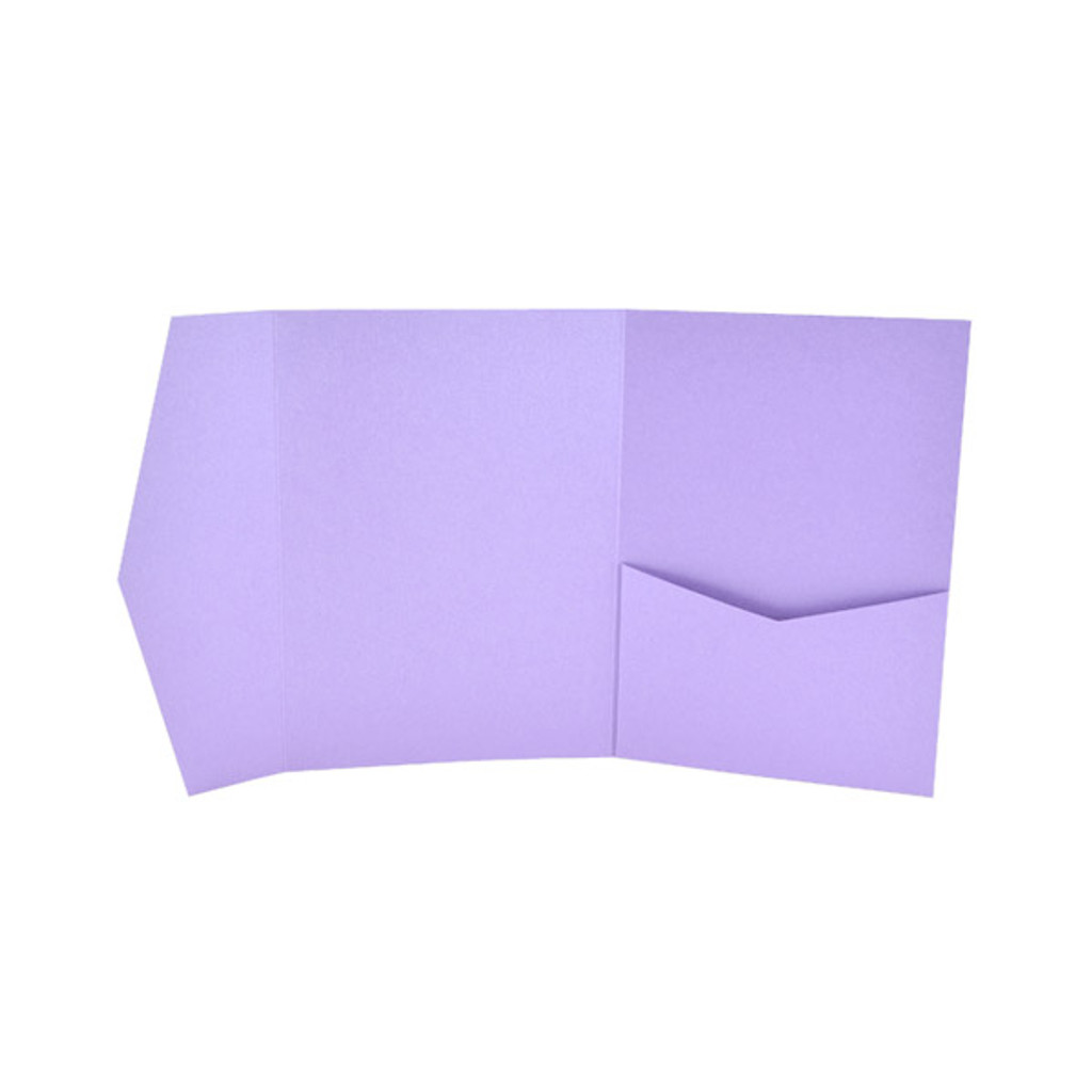 A2 Pocket Invitation Light Amethyst