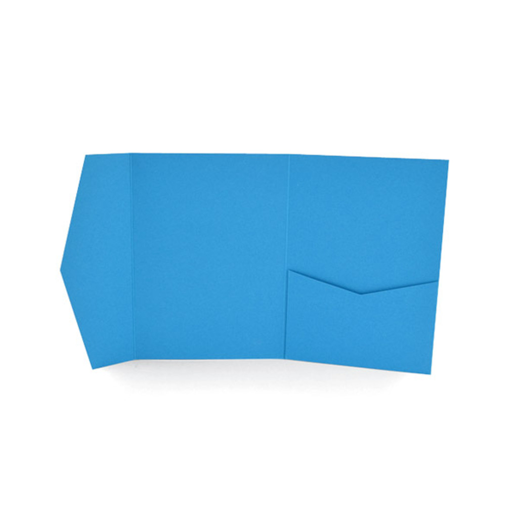 A2 Pocket Invitation Tabriz Blue