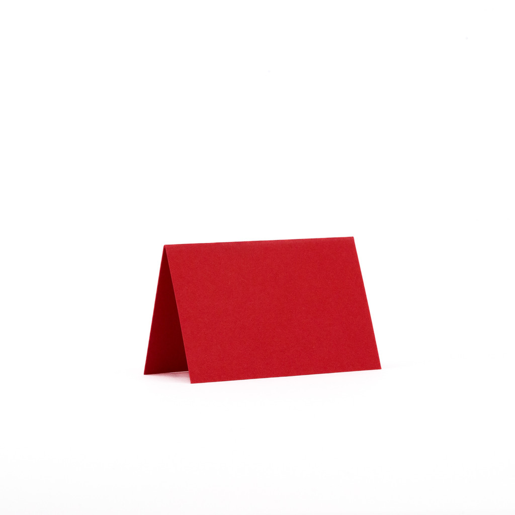 2 x 3 Folded Cards Bright Red
