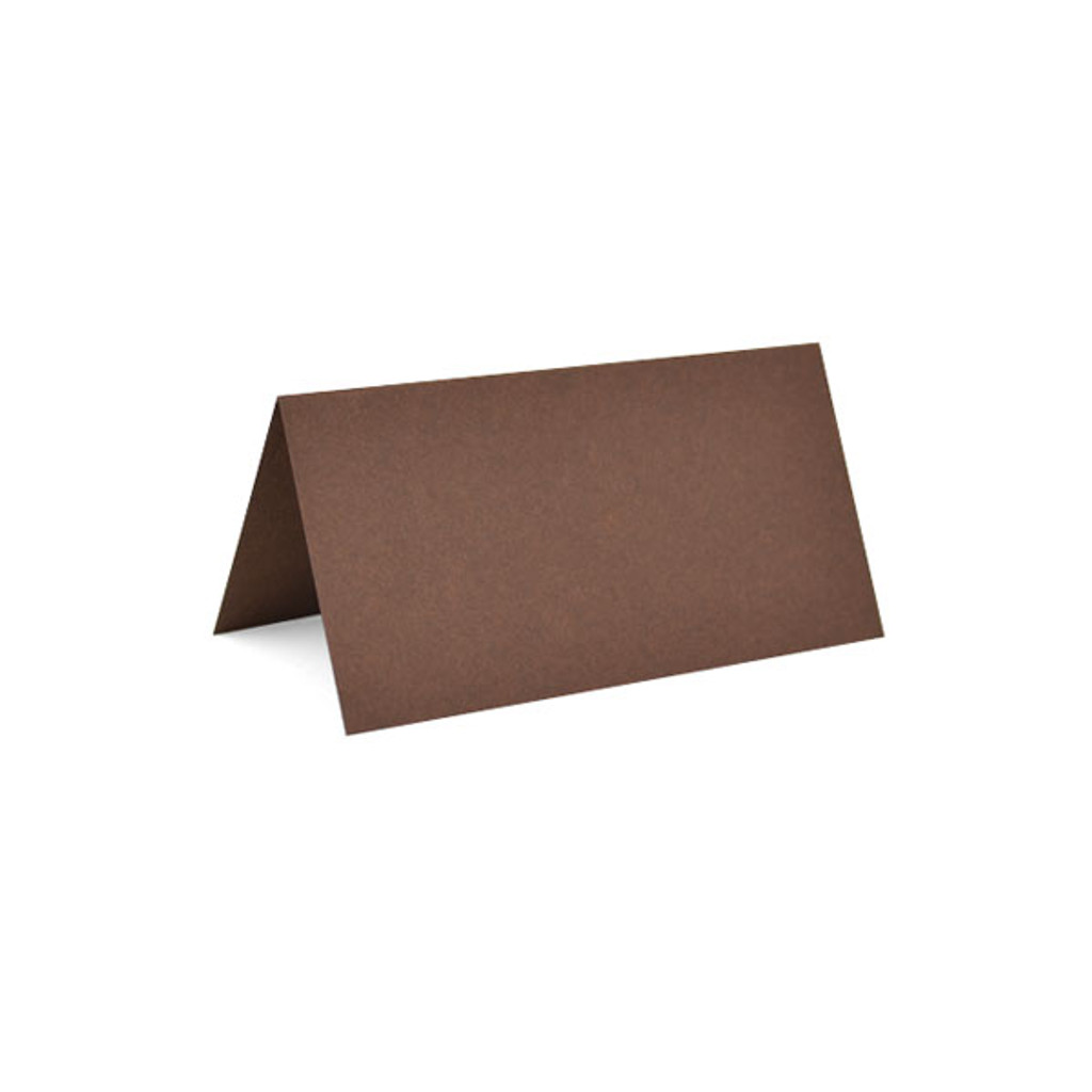 2 x 4 Folded Cards Brown