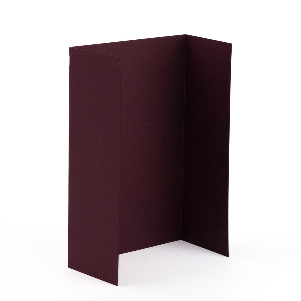 5 x 7 Gate Cards Claret