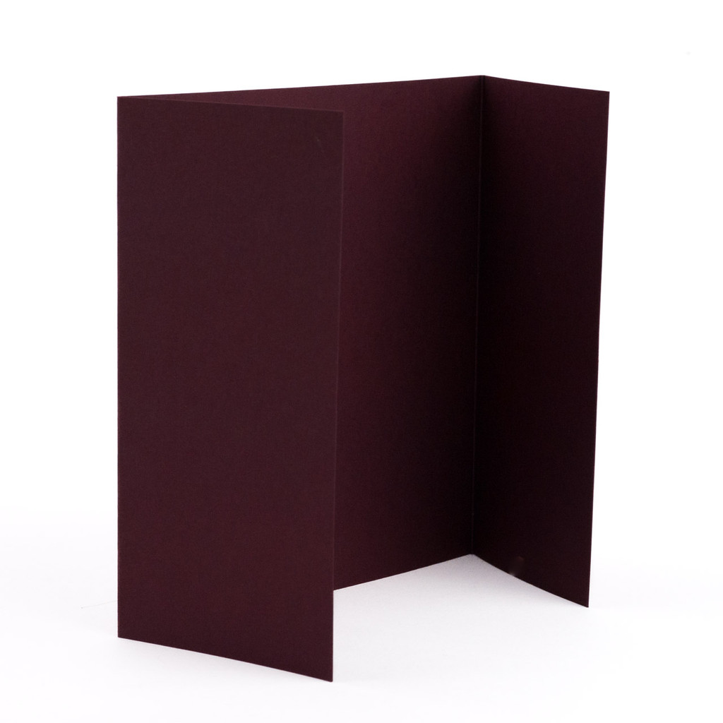 6 x 6 Gate Cards Claret