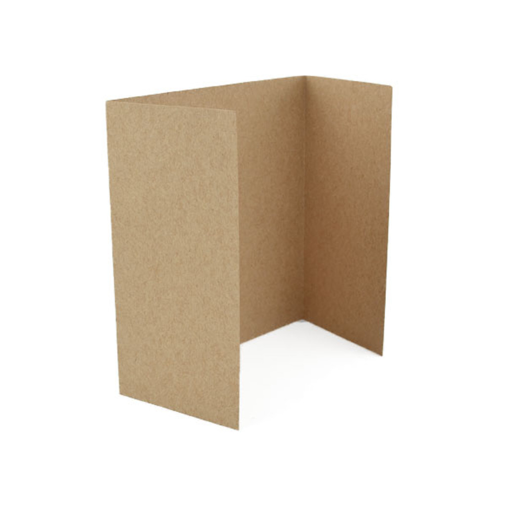 6 x 6 Gate Cards Straw Kraft