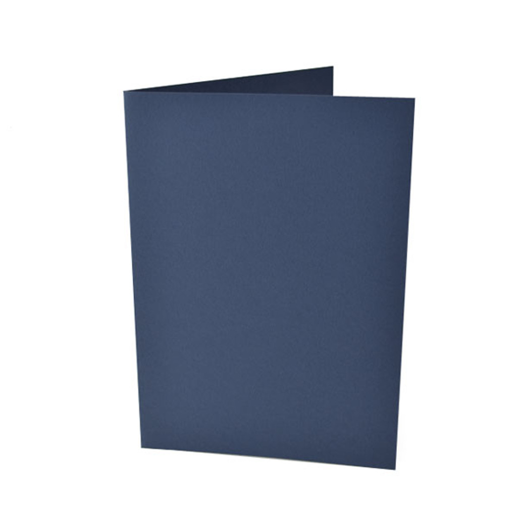 5 x 7 Folded Cards Cobalt