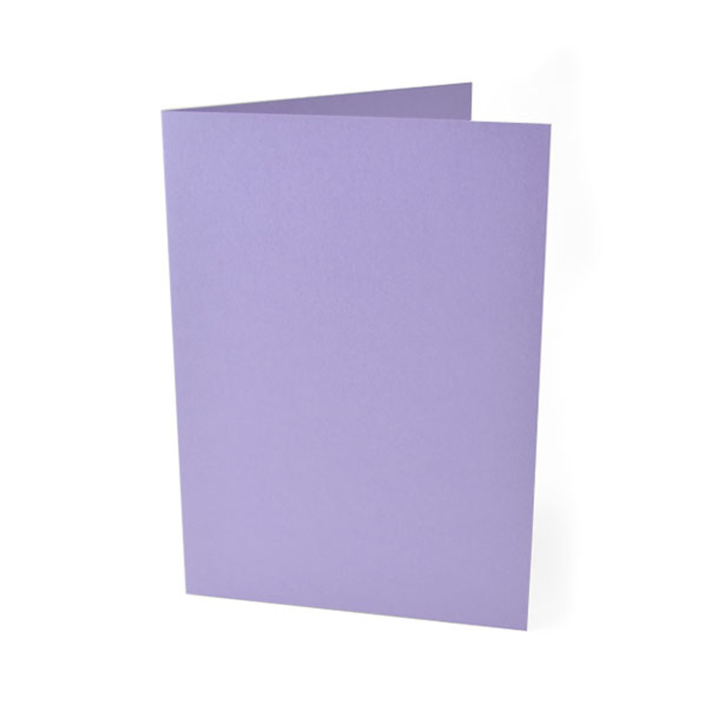 5 x 7 Folded Cards Light Amethyst