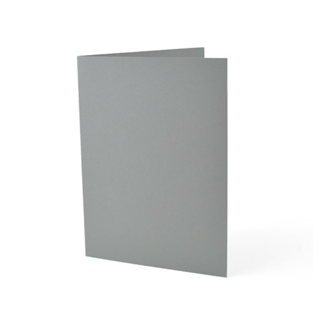 5 x 7 Folded Cards Real Grey