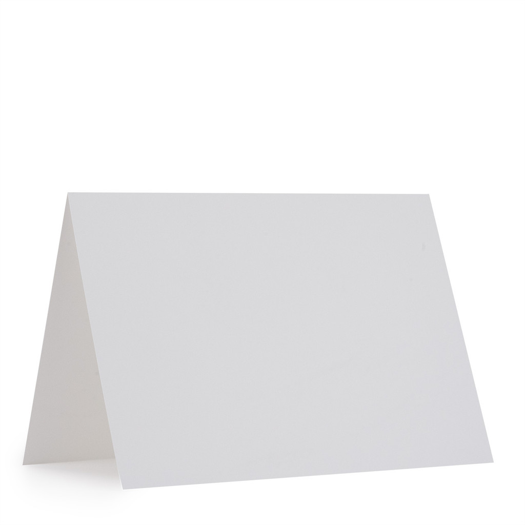 5 x 7 Folded Cards White