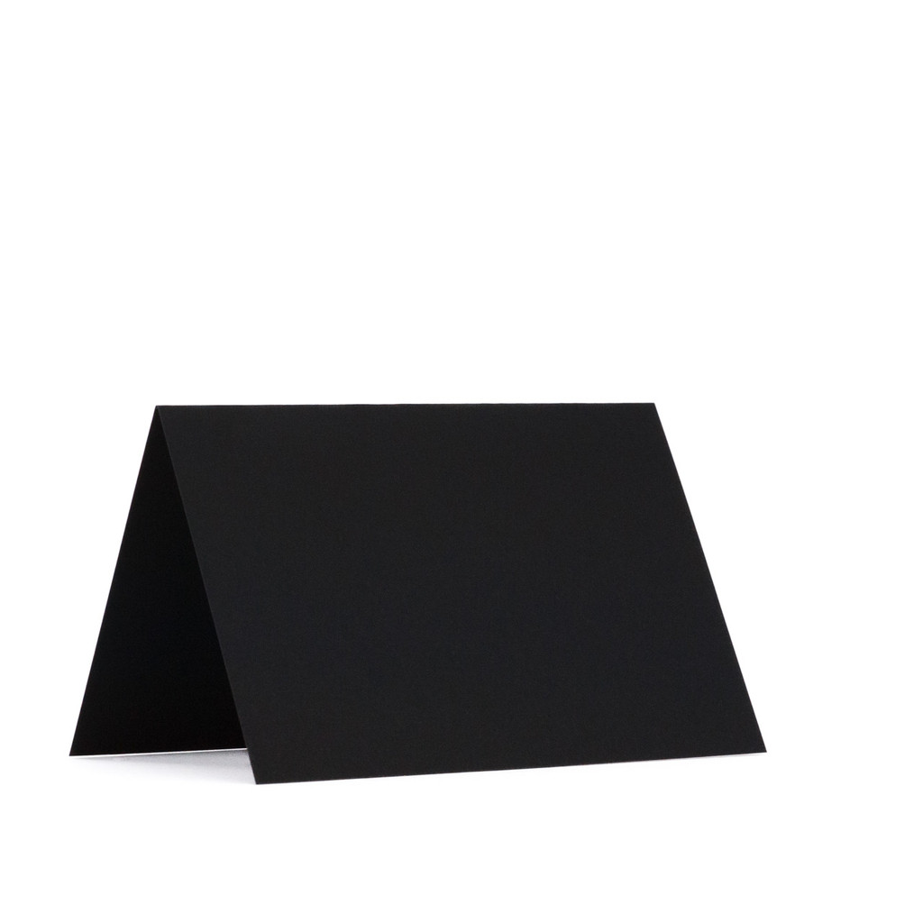 3.5 x 5 Folded Cards Ultra Black
