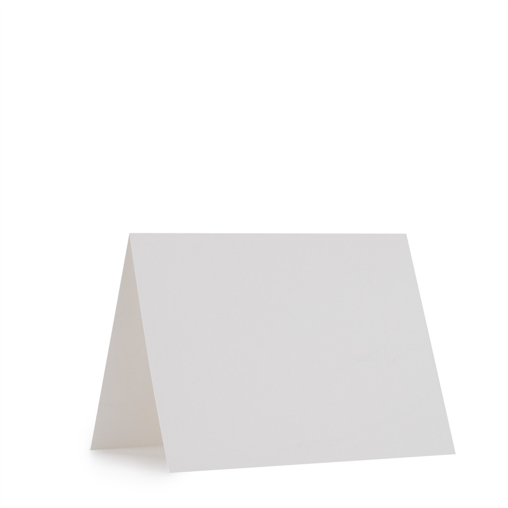 4.25 x 5.5 Folded Cards Ice White