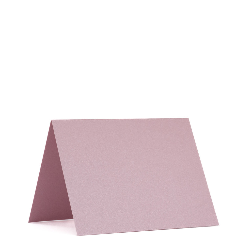 4.25 x 5.5 Folded Cards Misty Rose