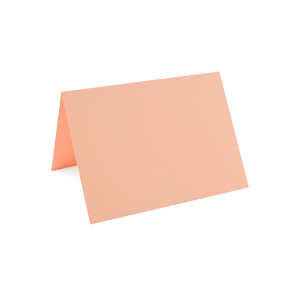 4.25 x 5.5 Folded Cards Peach