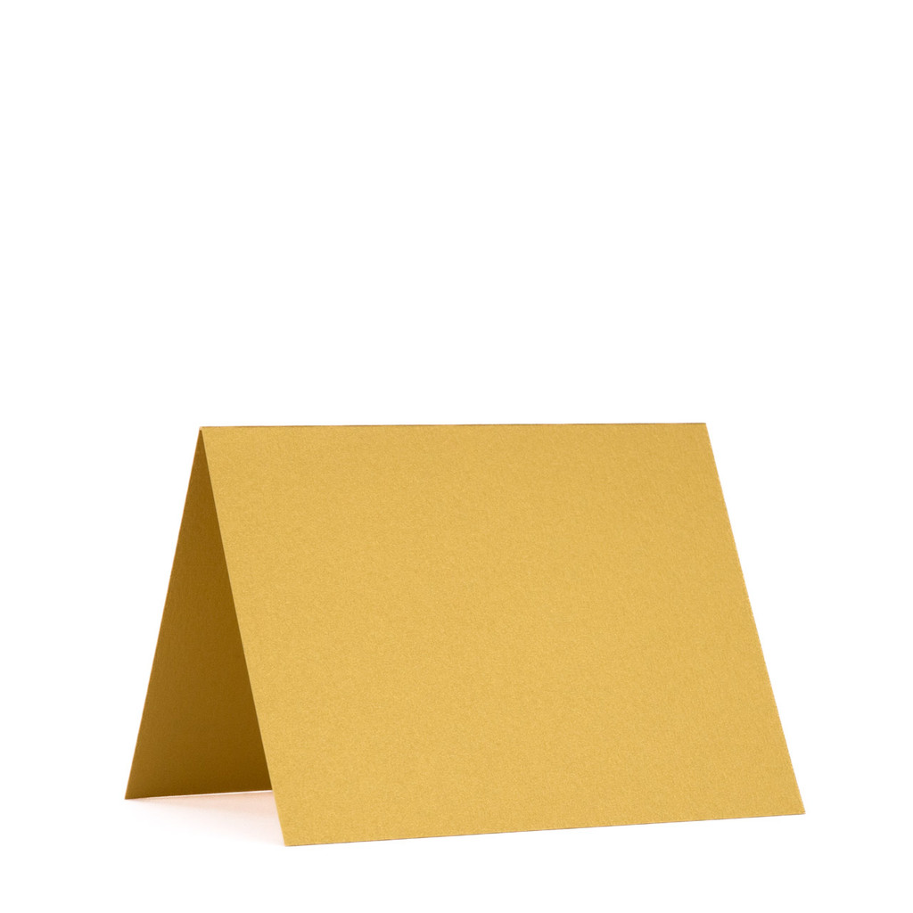 4.25 x 5.5 Folded Cards Super Gold