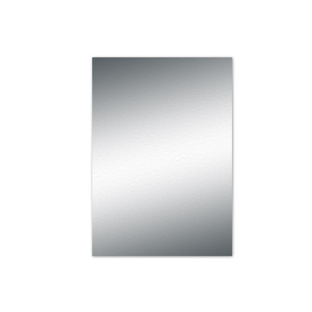 5.25 x 7.25 Cover Weight Mirror Silver