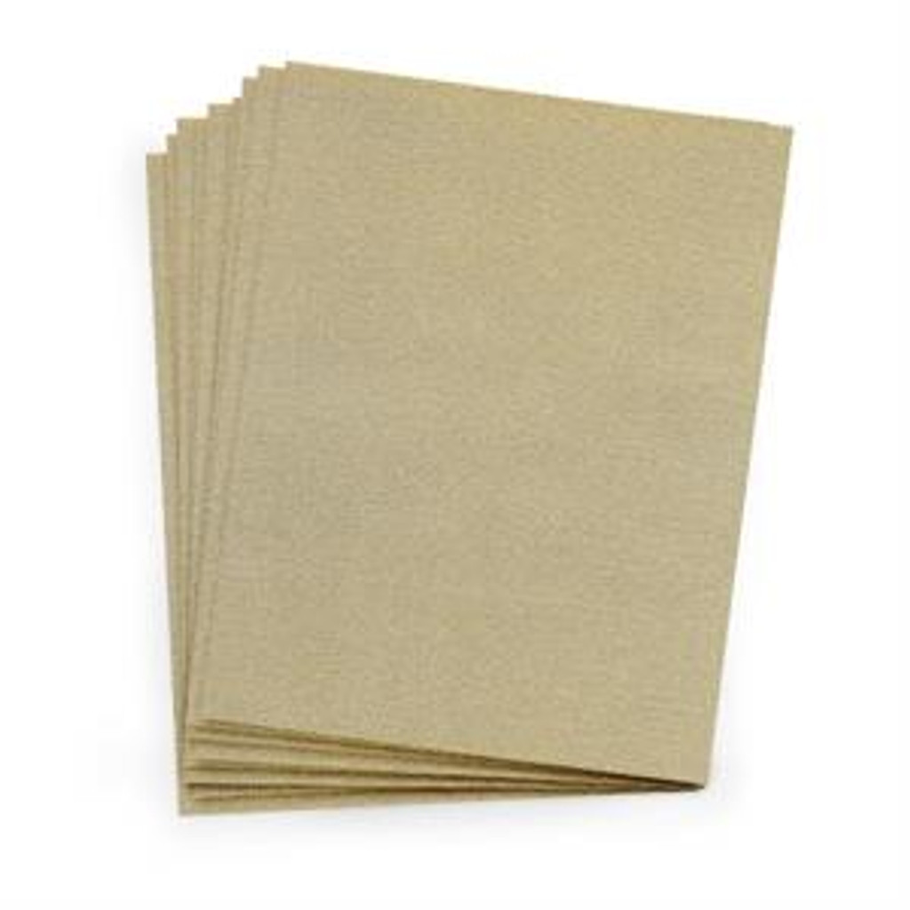 8.5 x 11 Cardstock Glitter Gold