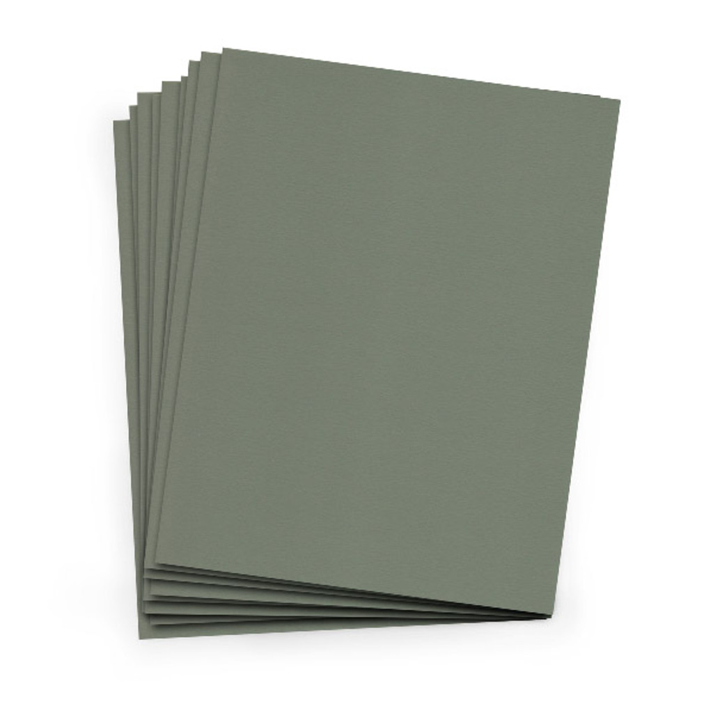 8.5 x 11 Cardstock Mid Green