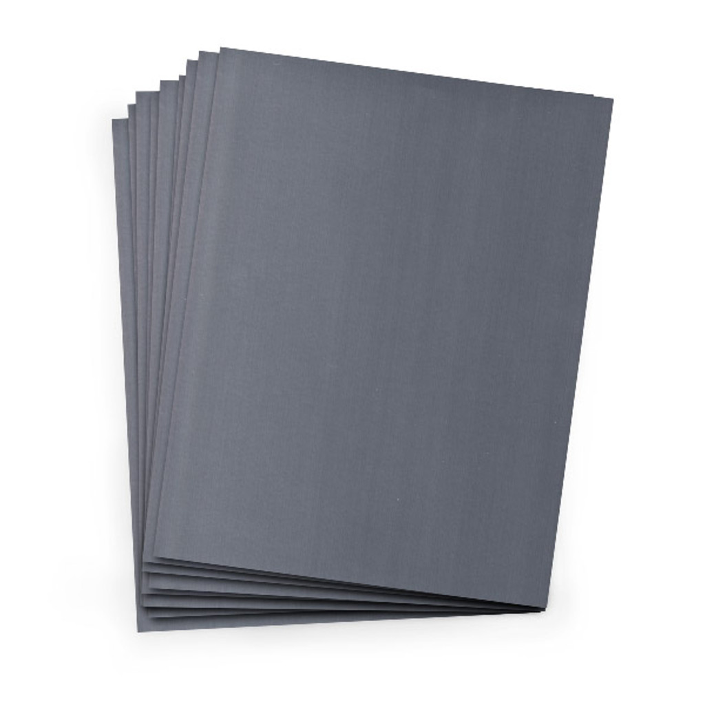 8.5 x 11 Cardstock Mirror Brushed Silver