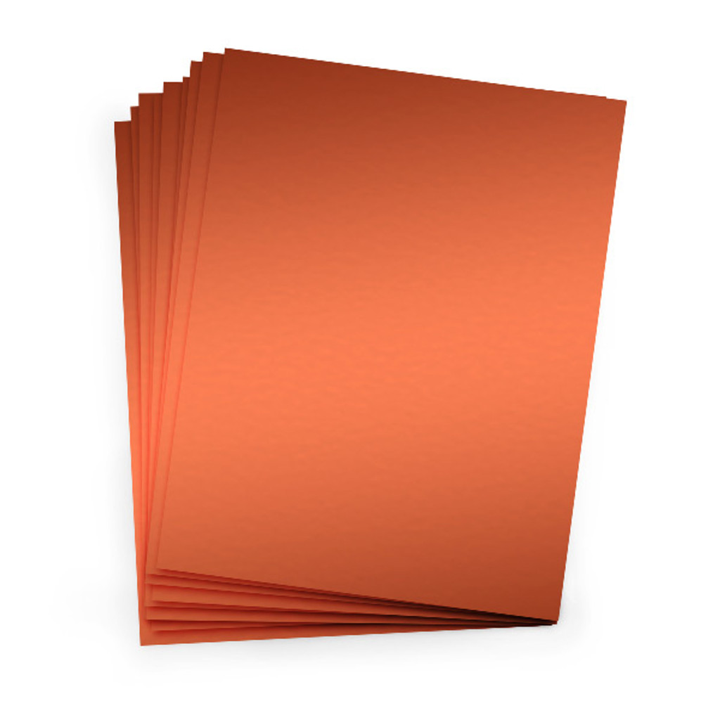 8.5 x 11 Cardstock Mirror Copper