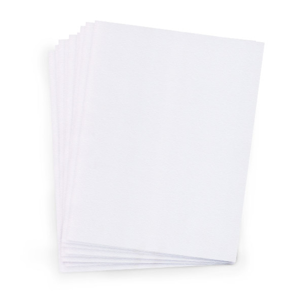 8.5 x 11 Cardstock White Frost