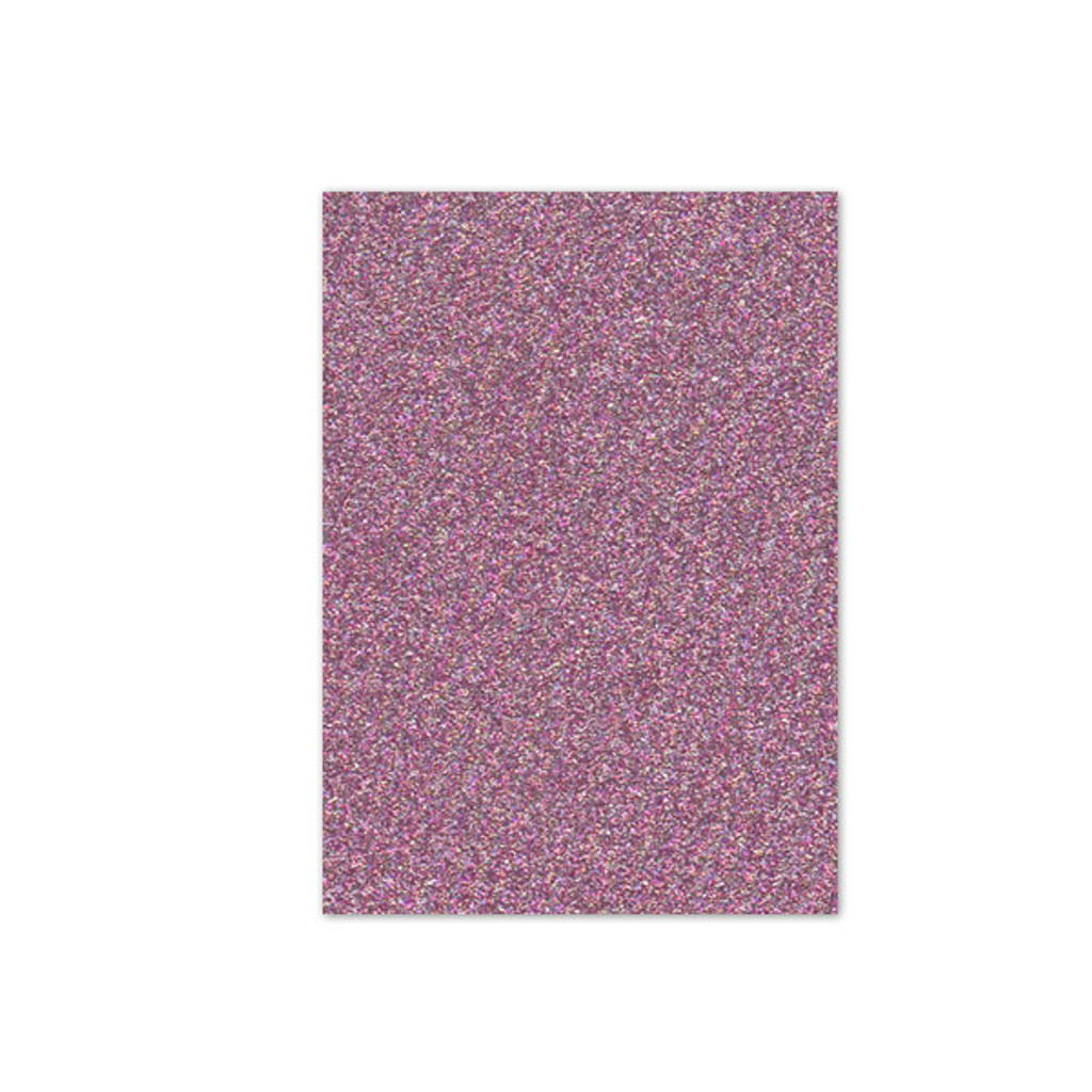 5 x 7 Cover Weight Glitter Pink Sapphire