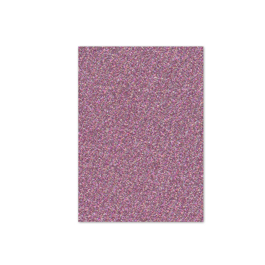 5.5 x 7.5 Cover Weight Glitter Pink Sapphire