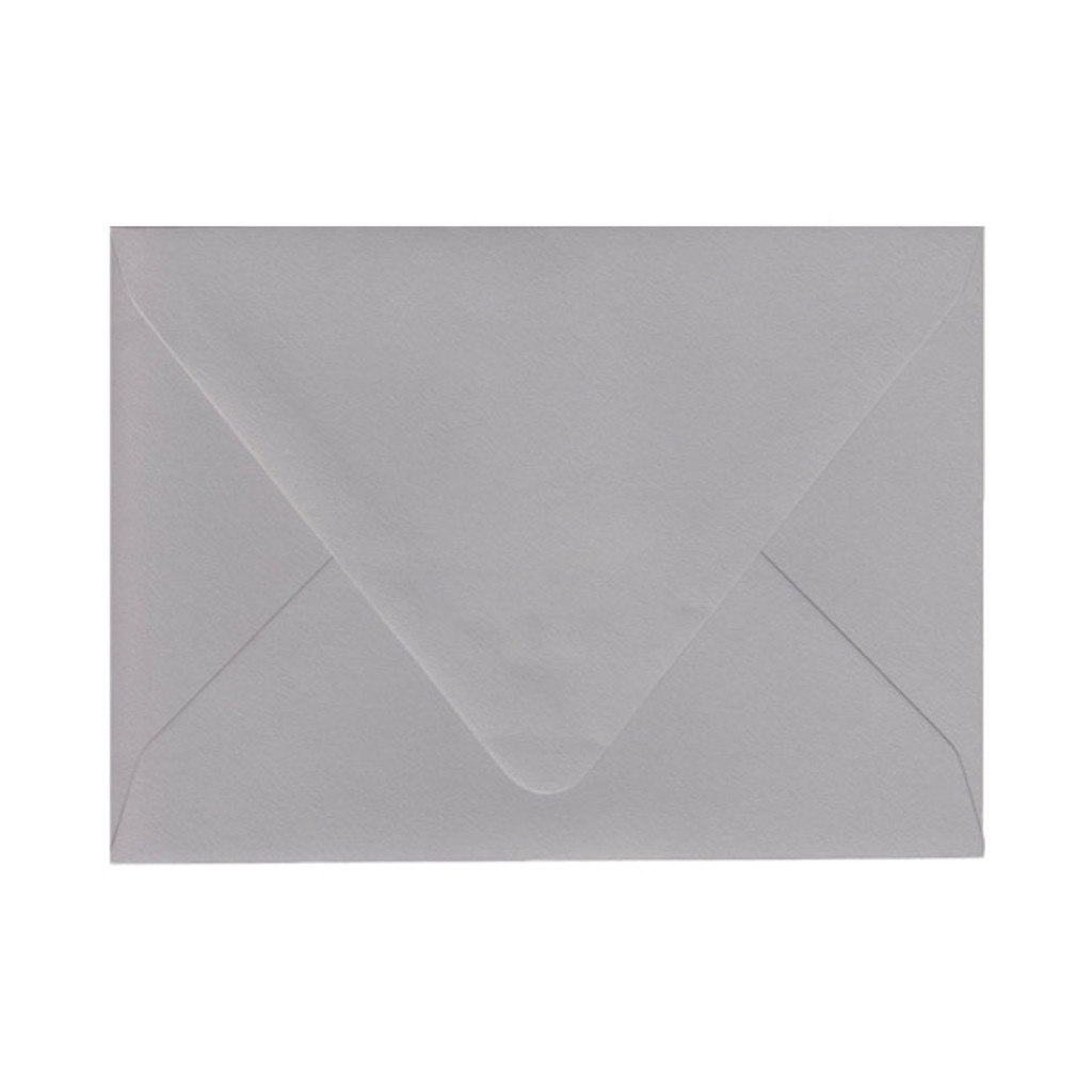 A7 Euro Flap Real Grey Envelope