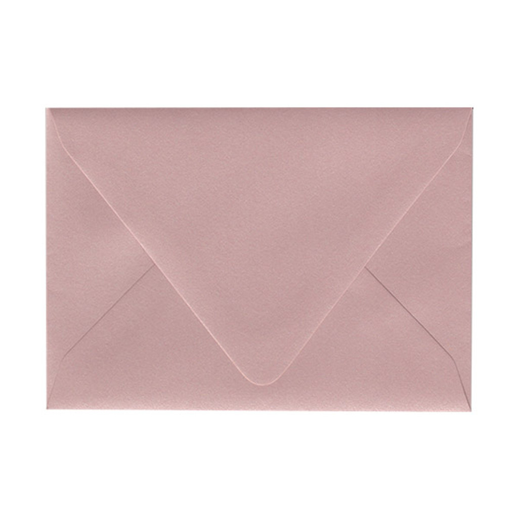 A7 Euro Flap Rose Gold Envelope