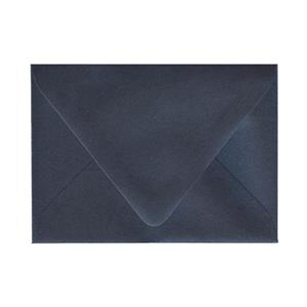 A7 Euro Flap Shiny Blue Envelope